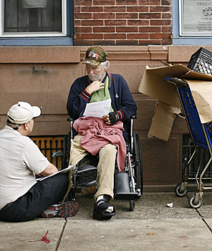 ... veterans expected to end up in homeless shelters. Currently, one in