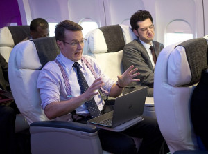 Still of Josh Lawson and Ben Schwartz in House of Lies (2012)
