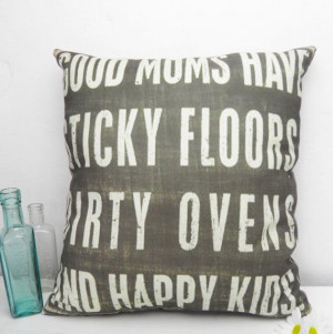 Mothers Day Mom Medium Quote Pillow by TheSewingCroft on Etsy, £10.00