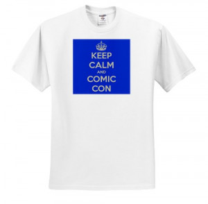 EvaDane – Funny Quotes – Keep calm and comic con. Blue. Comic Book ...