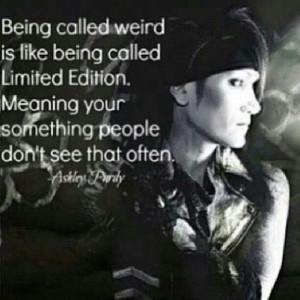 Black Veil Brides, Ashley Purdy, quotes