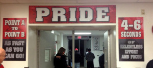 Football Locker Room Signs Ohio state football: in the