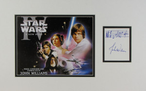 John Williams Autograph Musical Quote - Star Wars