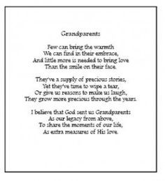 grandparents sayings | Card Sayings For Grandparents – Verses For ...