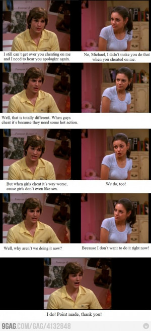 Kelso and Jackie.