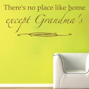 There-s-No-Place-Like-Home-Except-Grandma-s-Words-Lettering-Quote ...