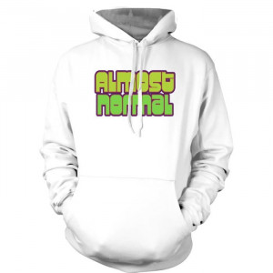 Normal - Funny Quote Hommes Hoodie - Almost Normal - Funny Quote ...