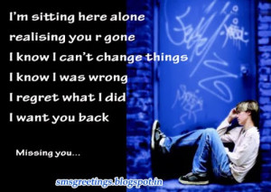 Sad Missing You Quotes English