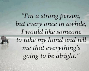 am a strong person
