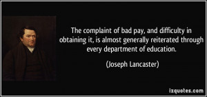 More Joseph Lancaster Quotes