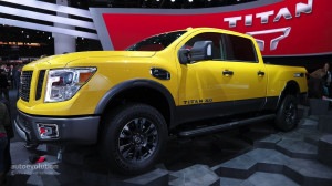 Nissan Titan XD Pick up for the US debuts Cummins turbo diesel V8