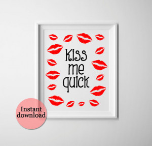 Cute Red Lipstick Quotes Quote, red lips, cute
