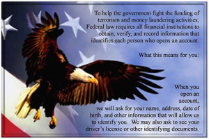 USA Patriot Act Notice