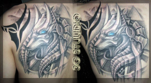 anubis tattoo half sleeve anubis tattoo anubis tattoos grey ink anubis ...