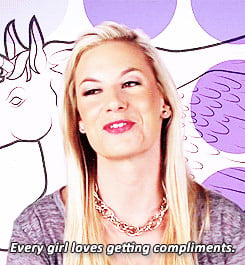 gifs compliments girl code Jessimae Peluso jessimae