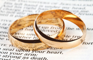 Wedding Rings On Bible