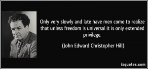 More John Edward Christopher Hill Quotes