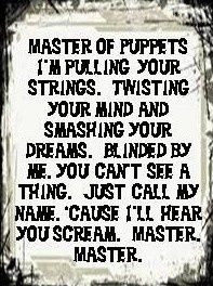 Master of Puppets -Metallica