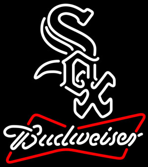 Budweiser Neon Chicago White Sox MLB Neon Sign 3 0002 | MLB (Major ...