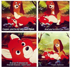 Fox And The Hound Best Friend Quotes Awe the fox and the hound