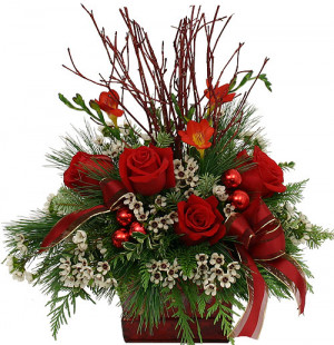 classical christmas floral christmas floral arrangements floral ...