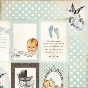 Kaisercraft - Bundle of Joy Collection - 12 x 12 Double Sided Paper ...