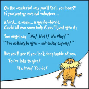 Awesome & fun Dr. Seuss cartoon about volunteering from Hands On ...