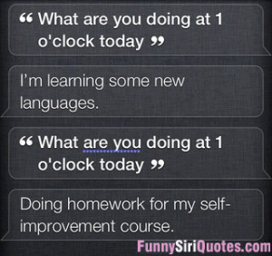 Siri self-improvement