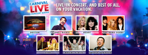 carnival LIVE concert series new artists