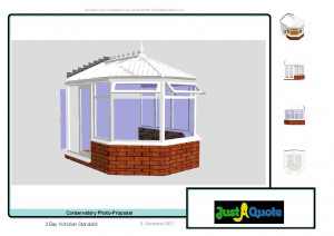 DIY Conservatories - Computer Generated Image - Three Facet Victorian ...