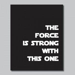 Star Wars Inspirational Quote Print by RhondavousDesigns2 on Etsy, $10 ...