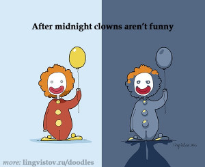 funny clowns midnight