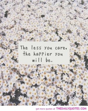 The Less You Care