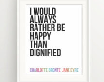 Charlotte Brontë - Jane Eyre Print - 
