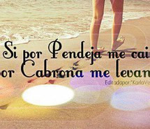 beach, love, quotes, sand, spanish, water, cabrona