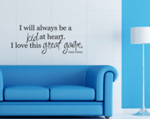 art wall decals wall stickers vinyl decal quote i will always be a kid ...