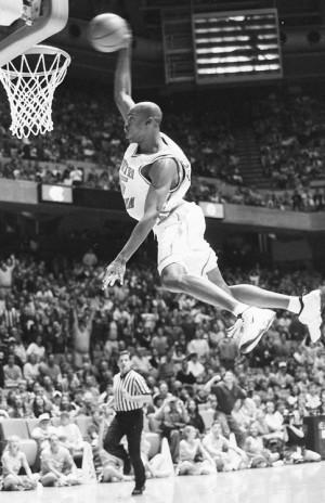 NBA Basketball Black and White nike dunk slam north carolina UNC tar ...