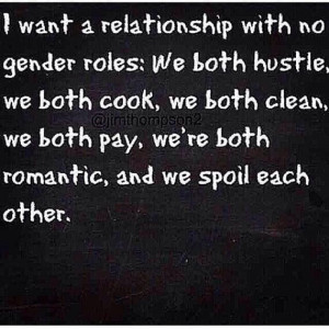 Equality in a relationship!