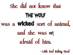 Little Red Riding Hood Fairytale Quote Jewelry - 'What great eyes you ...
