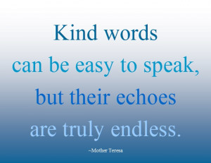 Words, Kindness
