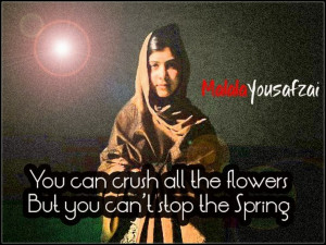... Quotes, Malala Yousafzai Quotes Education, Malala Yousafzai School