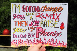 ... makes me get up and dance best song EVER!!!:The Pheonix ~ Fall out boy
