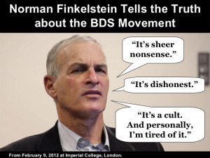 Norman Finkelstein Tells the Truth about the BDS Movement