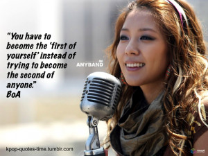 kpop-quotes-time:“You have to become the ‘first of yourself ...