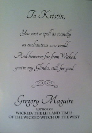 Important Quotes From Wicked By Gregory Maguire