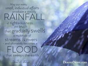 to flood the earth with gospel messages. #lds #quotes #byudevo Quotes ...