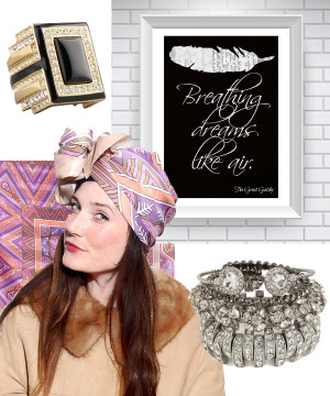 Art Deco Ring , Rachel Zoe via Bergdorf Goodman, “Breathing dreams ...