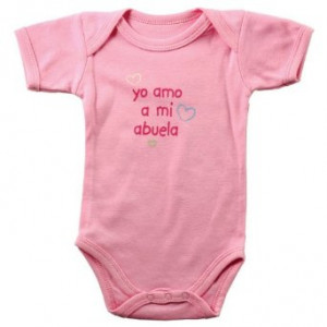 Baby Sayings Bodysuit - Spanish Girl best seller