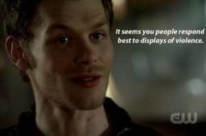 ... Unforgettable Klaus Mikaelson Quotes from The Vampire Diaries Season 3