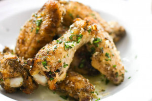Baked Parmesan Garlic Chicken Wings Recipe